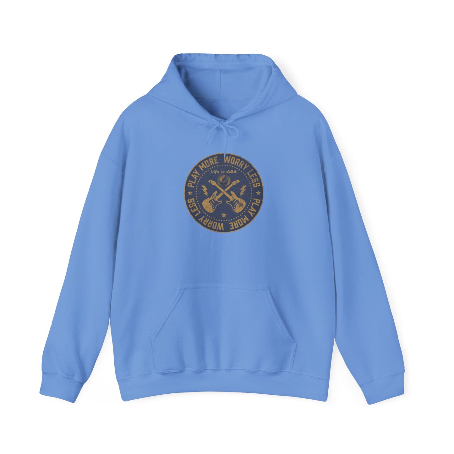 Life is dead. 'Play More, Worry Less Grateful Dead Unisex Hoodie
