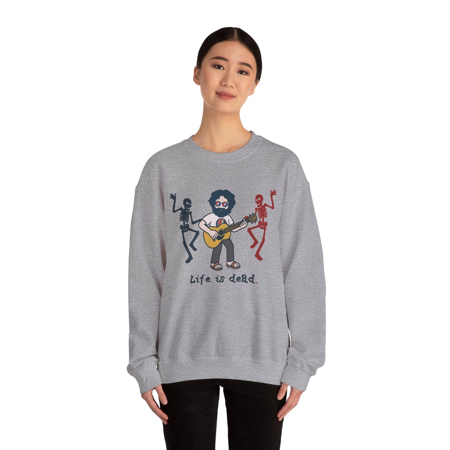 Jarry's Jammin' | Life is dead. Crewneck Sweatshirt