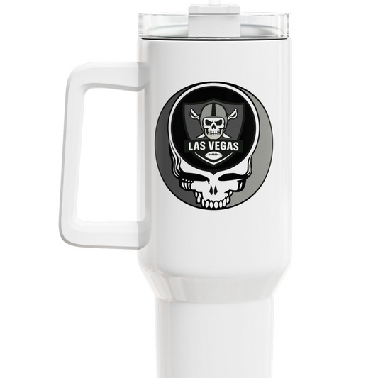 Las Vegas Football Stealie "Fat Man" Tumbler,  Double Insulated 40oz Travel Mug - NFL