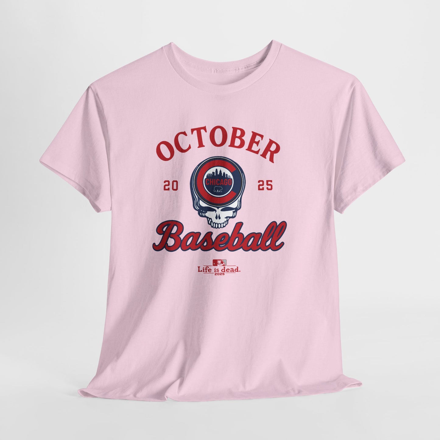 Chicago Cubs Playoffs 2025 Stealie Grateful Dead Tshirt