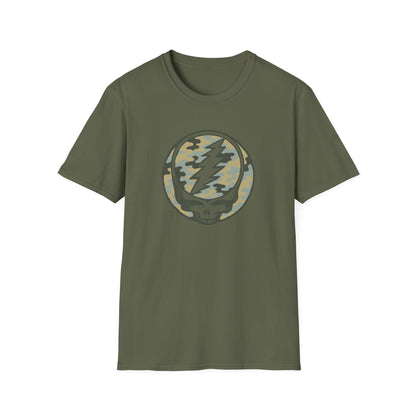 Camo Stealie Color Match Vineyard Collection Grateful Dead TShirt