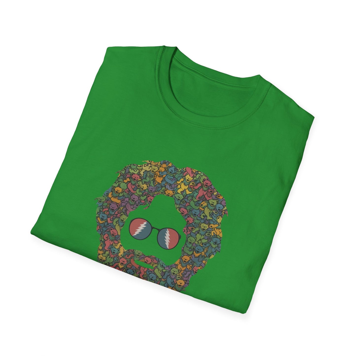 Jerry Garcia Dancing Bears Face - Vineyard Collection Grateful Dead TShirt
