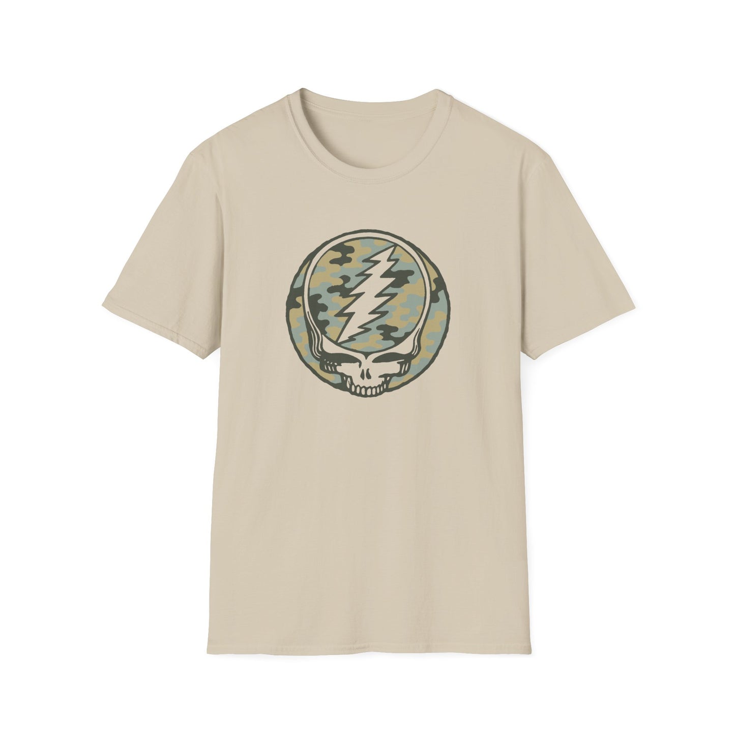 Camo Stealie Color Match Vineyard Collection Grateful Dead TShirt
