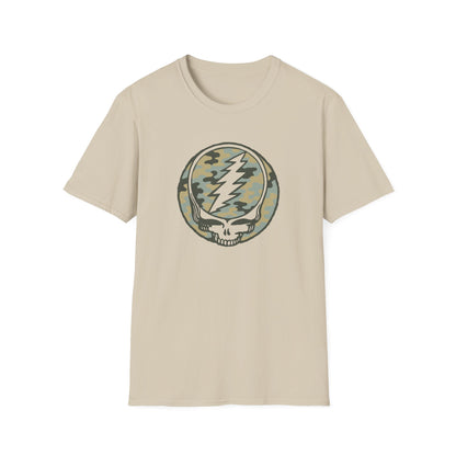 Camo Stealie Color Match Vineyard Collection Grateful Dead TShirt