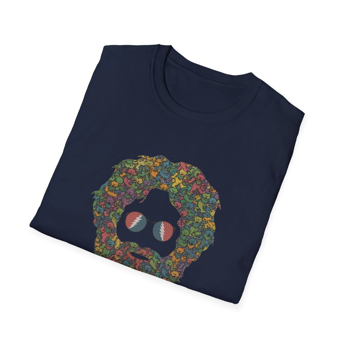 Jerry Garcia Dancing Bears Face - Vineyard Collection Grateful Dead TShirt