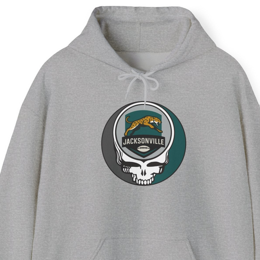 Life is dead. Grateful Grateful Gridiron Collection Jacksonville Football Edition Stealie Hoodie