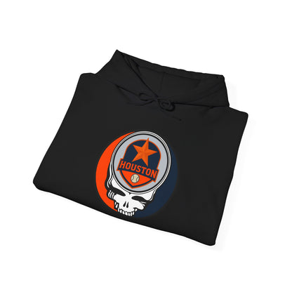 Houston Astros Grateful Dead Unisex Heavy Blend Hoodie - Hooded Sweatshirt