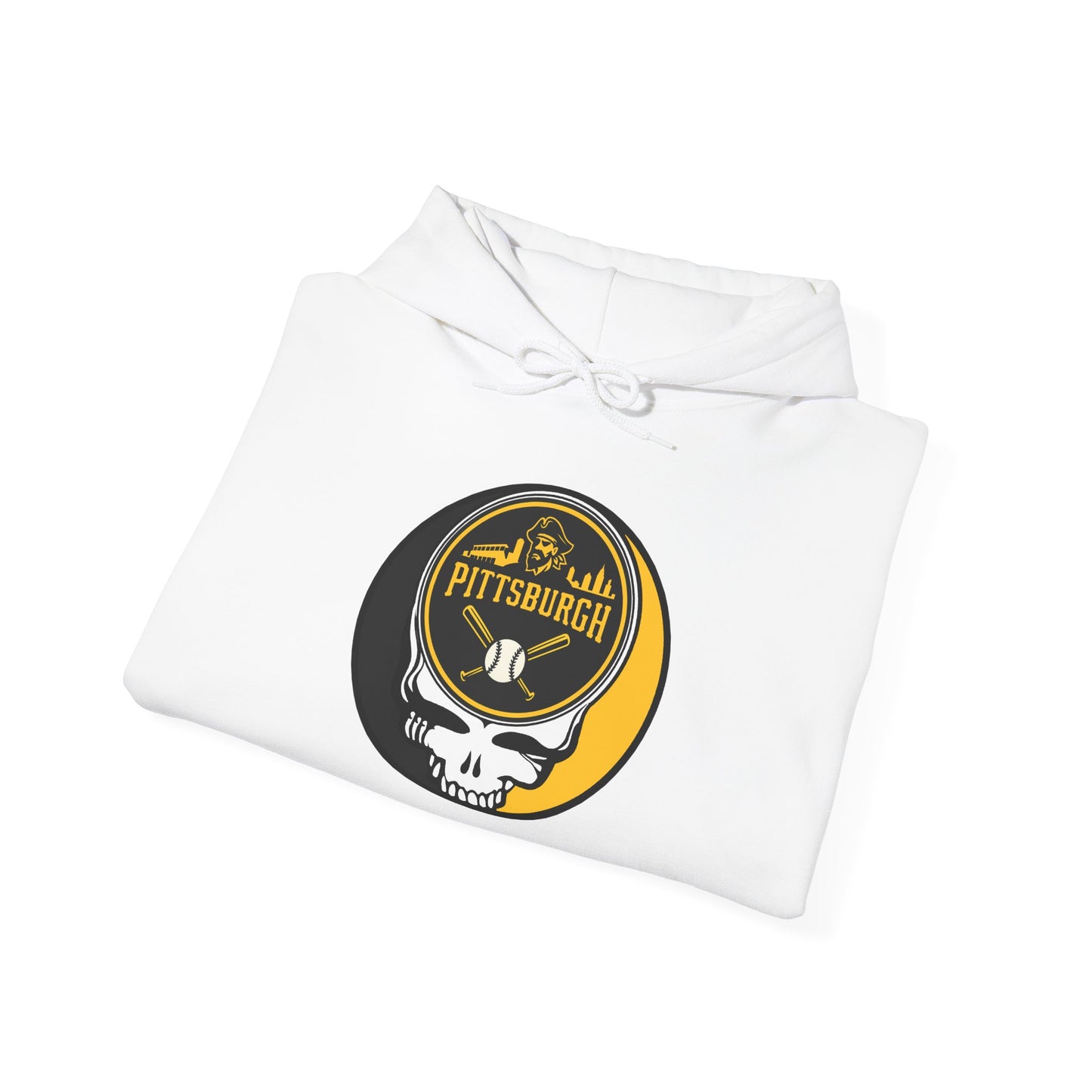 Pittsburgh Pirates Grateful Dead Unisex Heavy Blend Hoodie - MLB