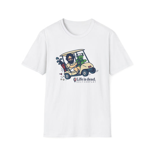 Joy Ridin' Jerry and The Bear Life is dead. Golf Company T-Shirt