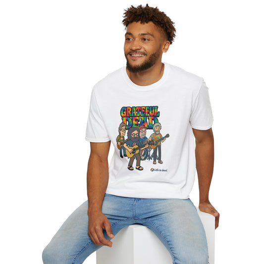 Jerry and The Boys - Life is dead. Grateful Dead TShirt