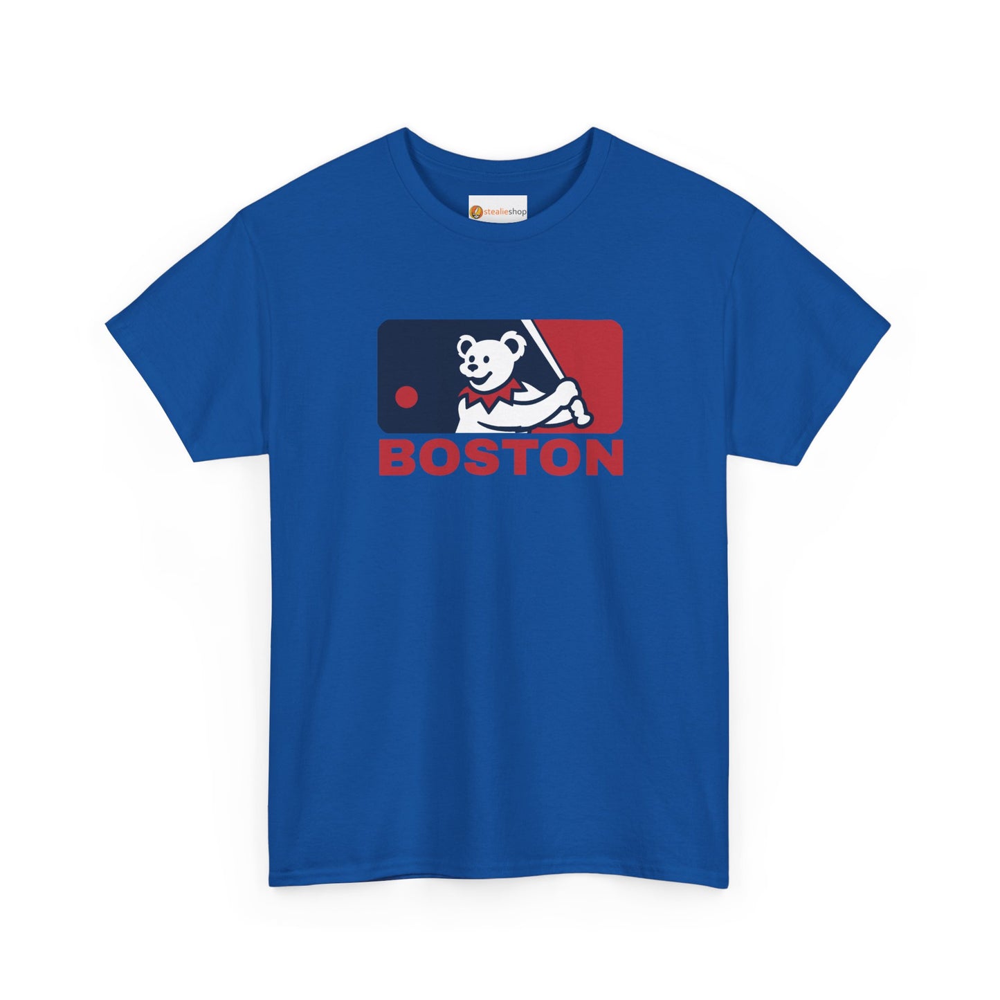 Red Sox MLB Logo Grateful Dead Steal Your Face T-Shirt