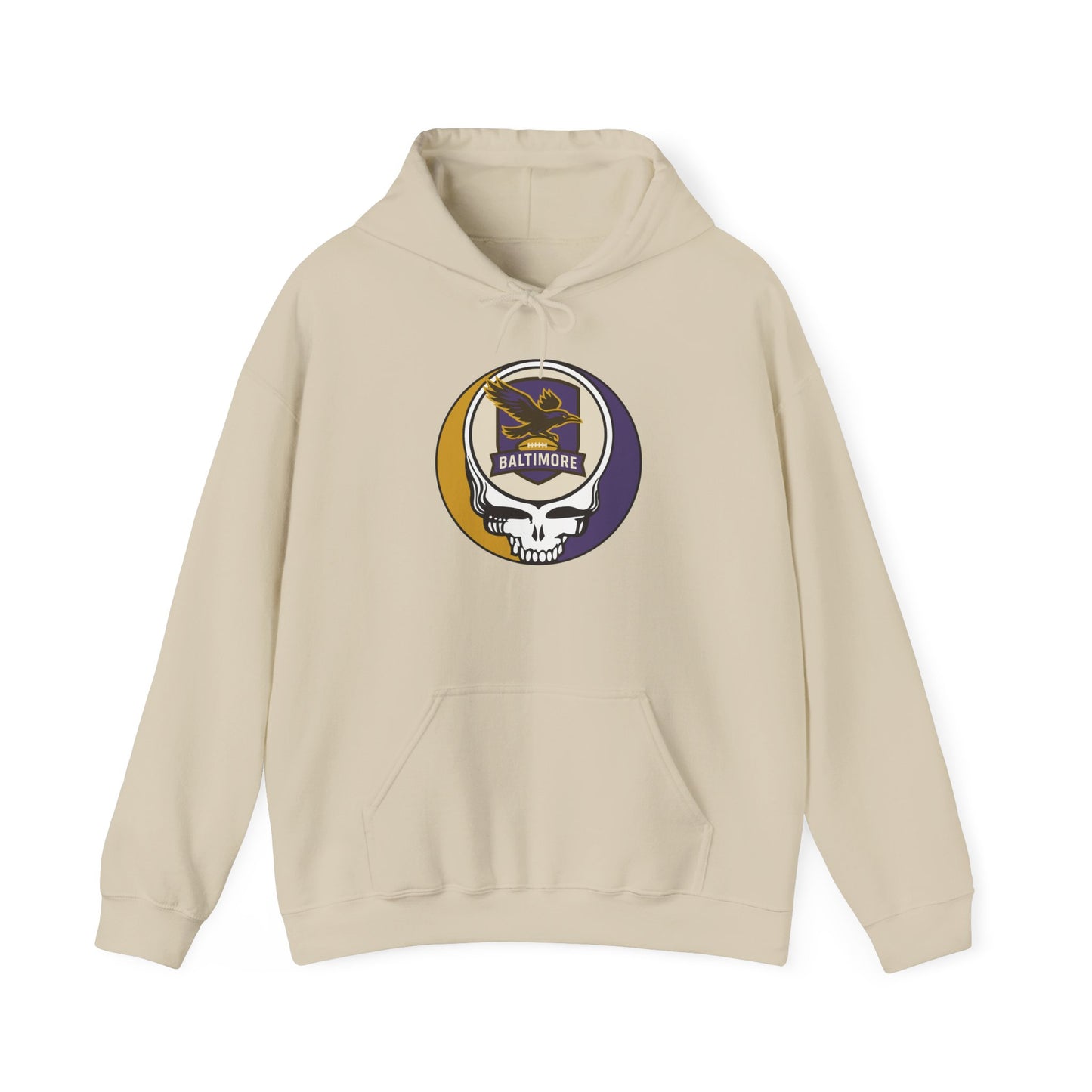 Baltimore Football Stealie Grateful Dead Hoodie - NFL