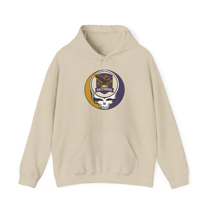 Baltimore Football Stealie Grateful Dead Hoodie - NFL
