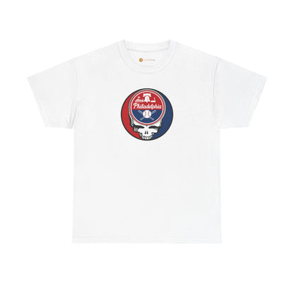 Philadelphia Phillies Grateful Dead Steal Your Face T-Shirt - MLB