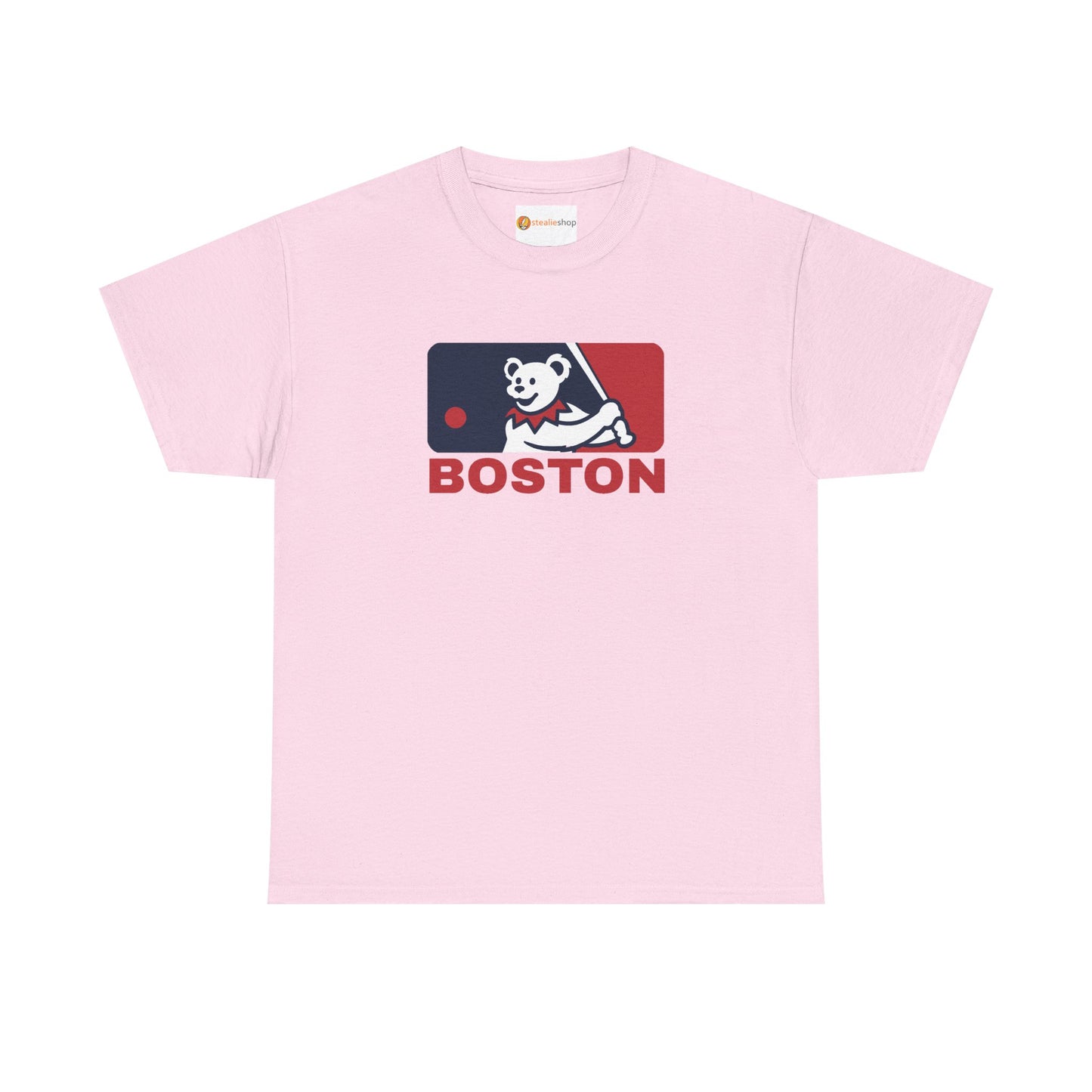Red Sox MLB Logo Grateful Dead Steal Your Face T-Shirt
