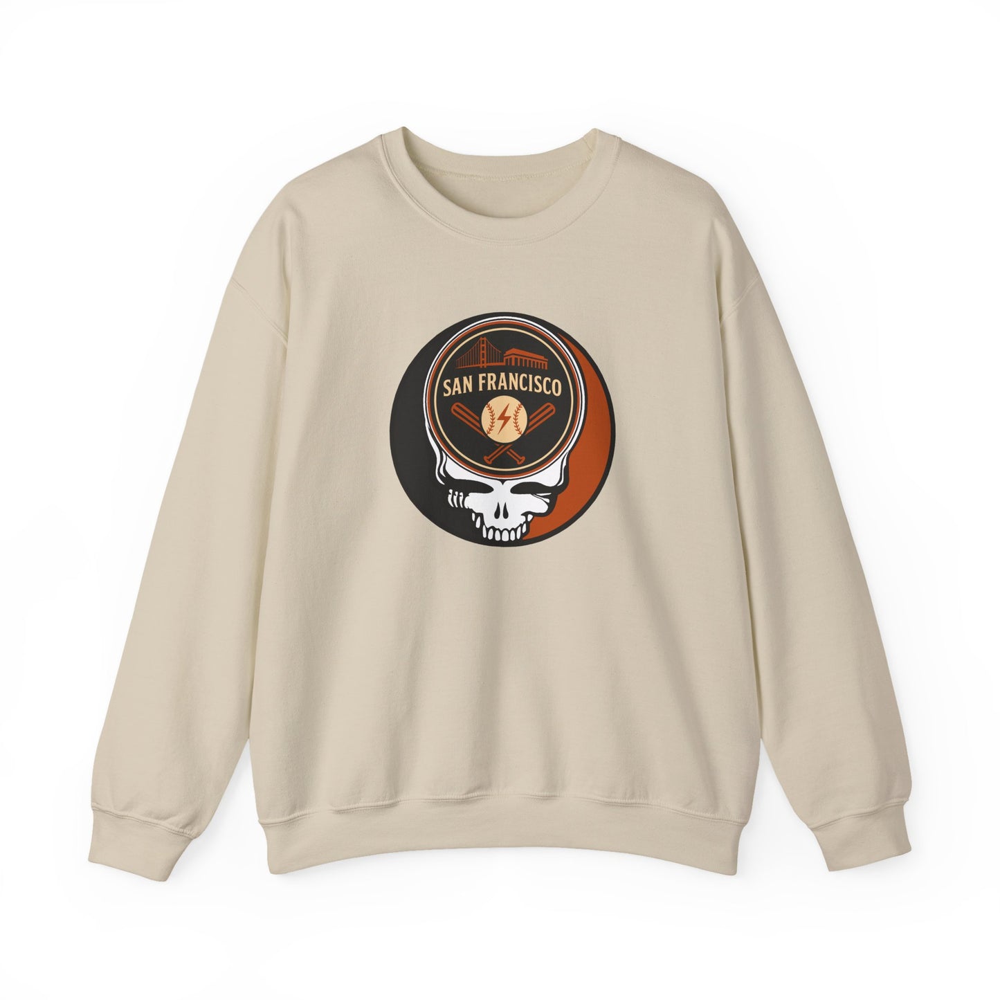 San Francisco Giants Grateful Dead Stealie Crewneck Sweatshirt - MLB