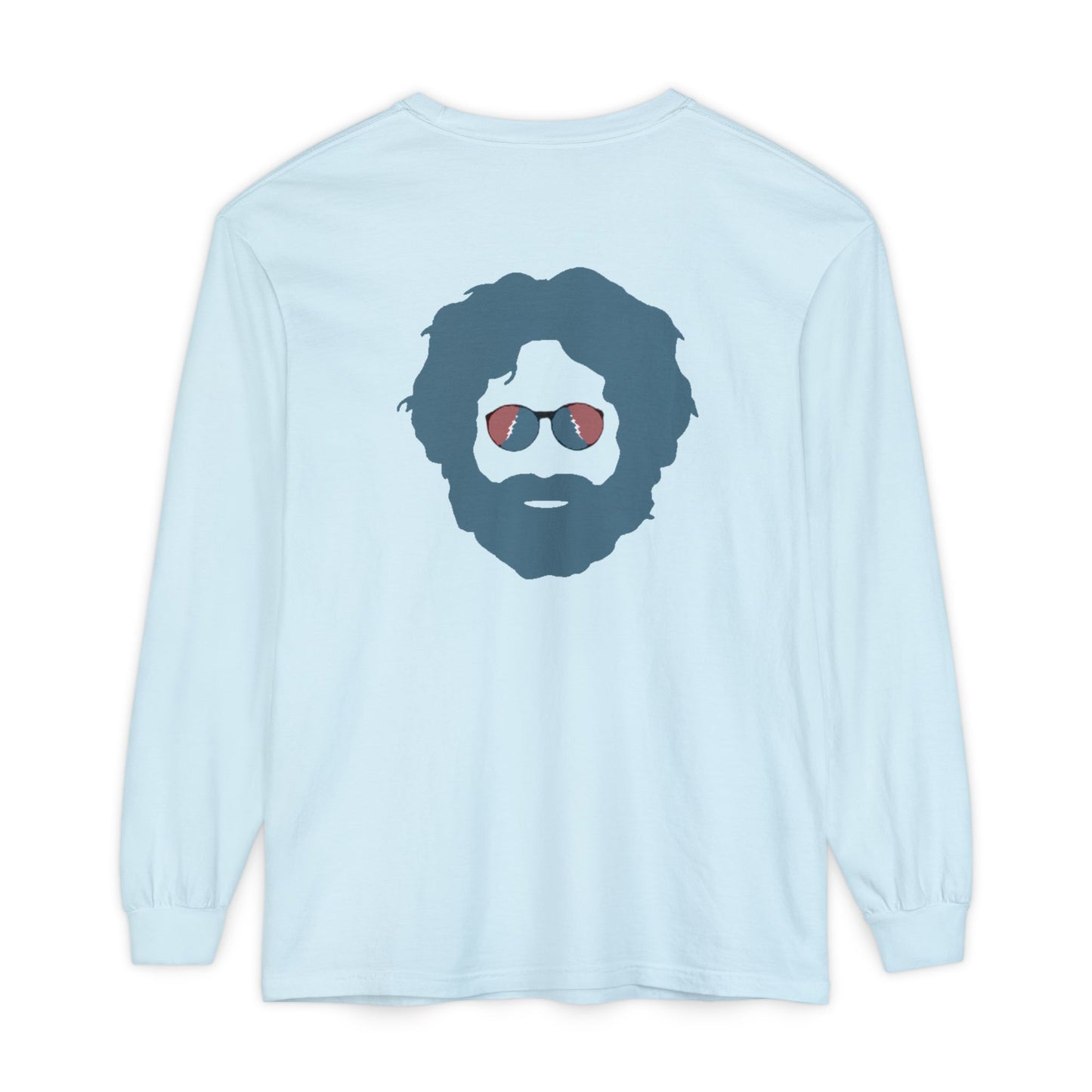 Grateful Dead Jerry Garcia Two-Sided Vineyard Collection Garment-dyed Long Sleeve T-Shirt