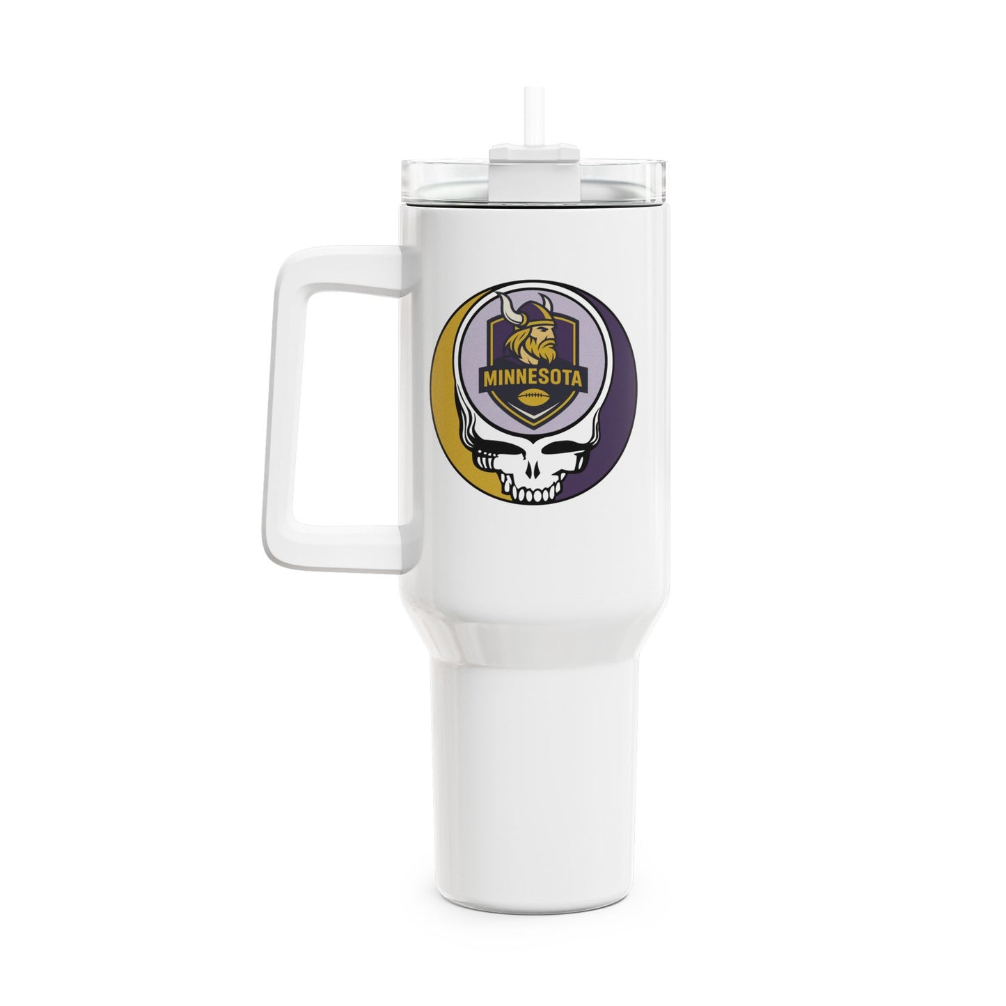 Minnesota Football Stealie "Fat Man" Tumbler,  Double Insulated 40oz Travel Mug - NFL