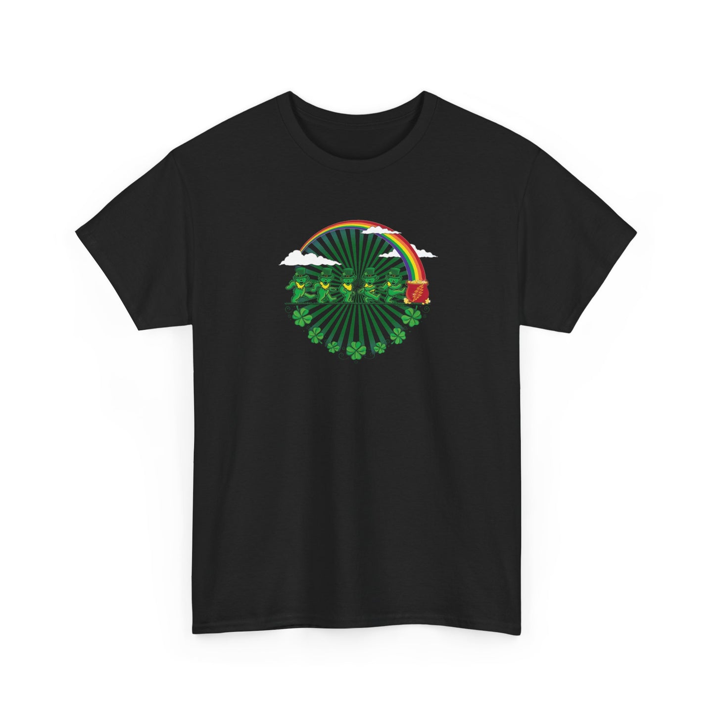 Lucky Leprechaun Bears Grateful Dead T-Shirt - St. Patricks Day