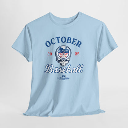Los Angeles Dodgers Playoffs 2025 Stealie Grateful Dead Tshirt