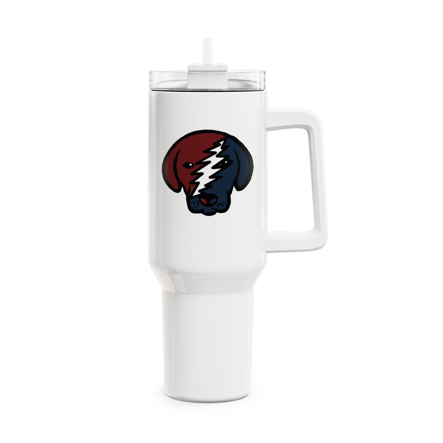 Stealie Pup "Fat Man" Tumbler,  Double Insulated 40oz Travel Mug