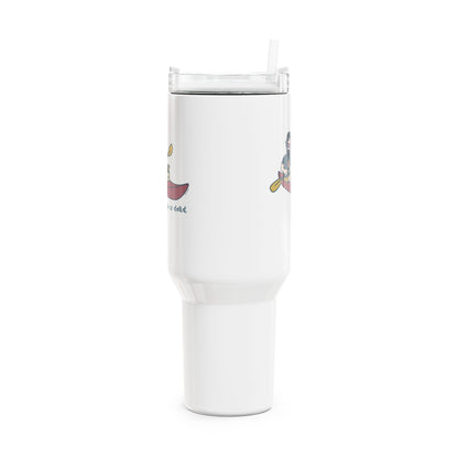 Kayakin' Jerry - Life is dead. "Fat Man" Tumbler,  Double Insulated 40oz Travel Mug