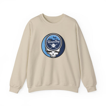Tampa Bay Rays Stealie Grateful Dead Crewneck Sweatshirt - MLB