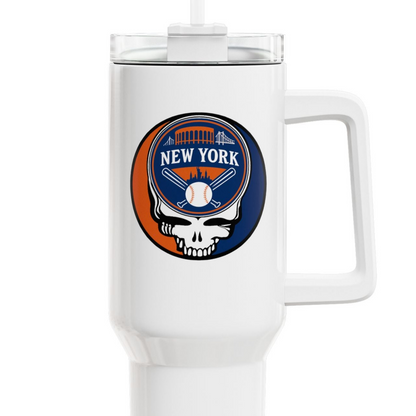 New York Mets "Fat Man" Tumbler,  Double Insulated 40oz Travel Mug