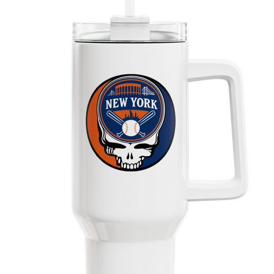 New York Mets "Fat Man" Tumbler,  Double Insulated 40oz Travel Mug