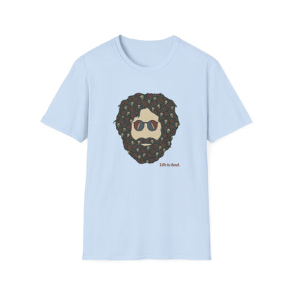 Skull & Roses Jerry Life is dead. T-Shirt