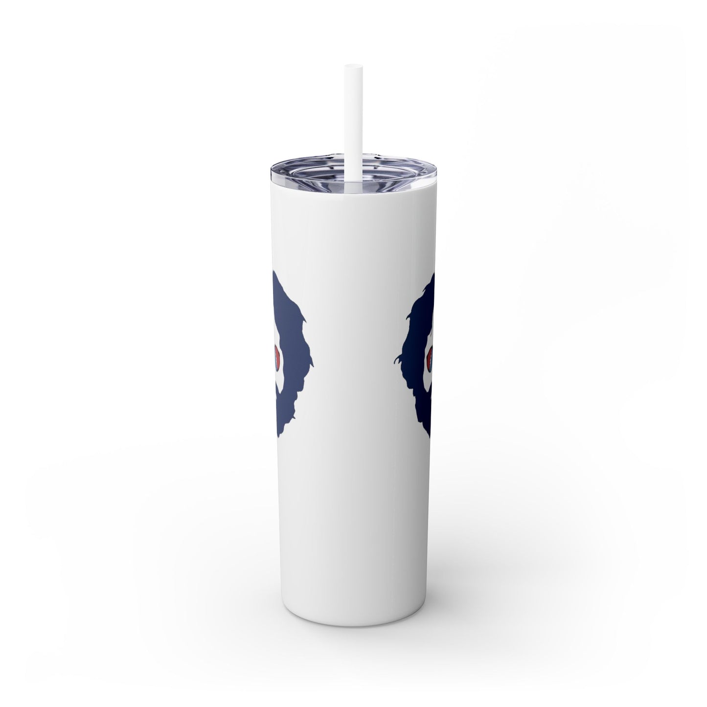 Jerry Garcia - Life is dead. Skinny Tumbler with Straw, 20oz
