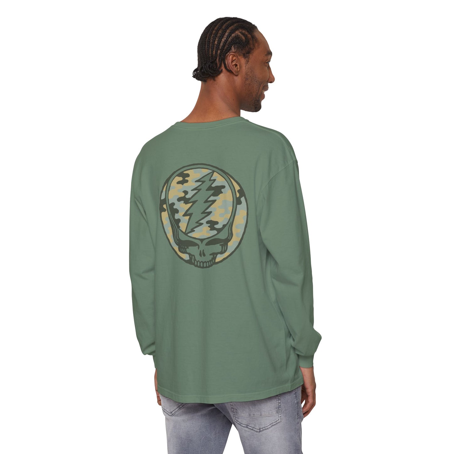Camo Stealie Two-Sided Vineyard Collection Garment-Dyed Long Sleeve