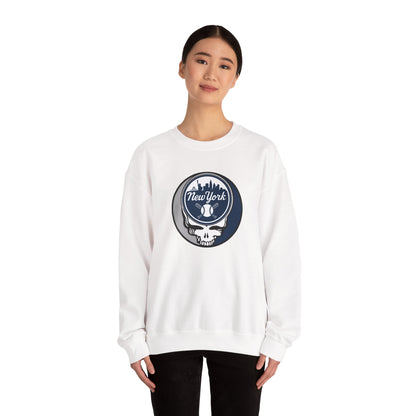 New York Yankees Stealie Grateful Dead Crewneck Sweatshirt - MLB