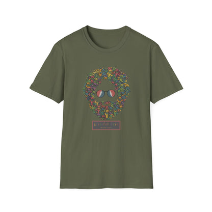 Jerry Garcia Dancing Bears Face - Vineyard Collection Grateful Dead TShirt