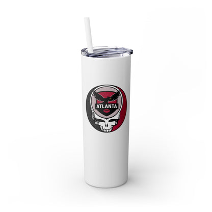 Atlanta Football Stealie Skinny Tumbler with Straw, 20oz - NFL