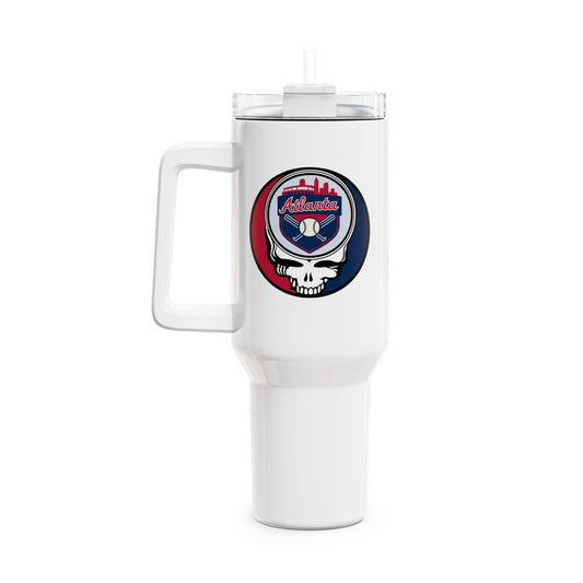 Atlanta Braves "Fat Man" Tumbler,  Double Insulated 40oz Travel Mug