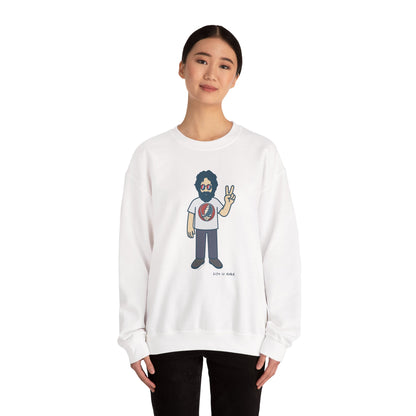 Peace Lovin' Jerry | Life is dead. Crewneck Sweatshirt