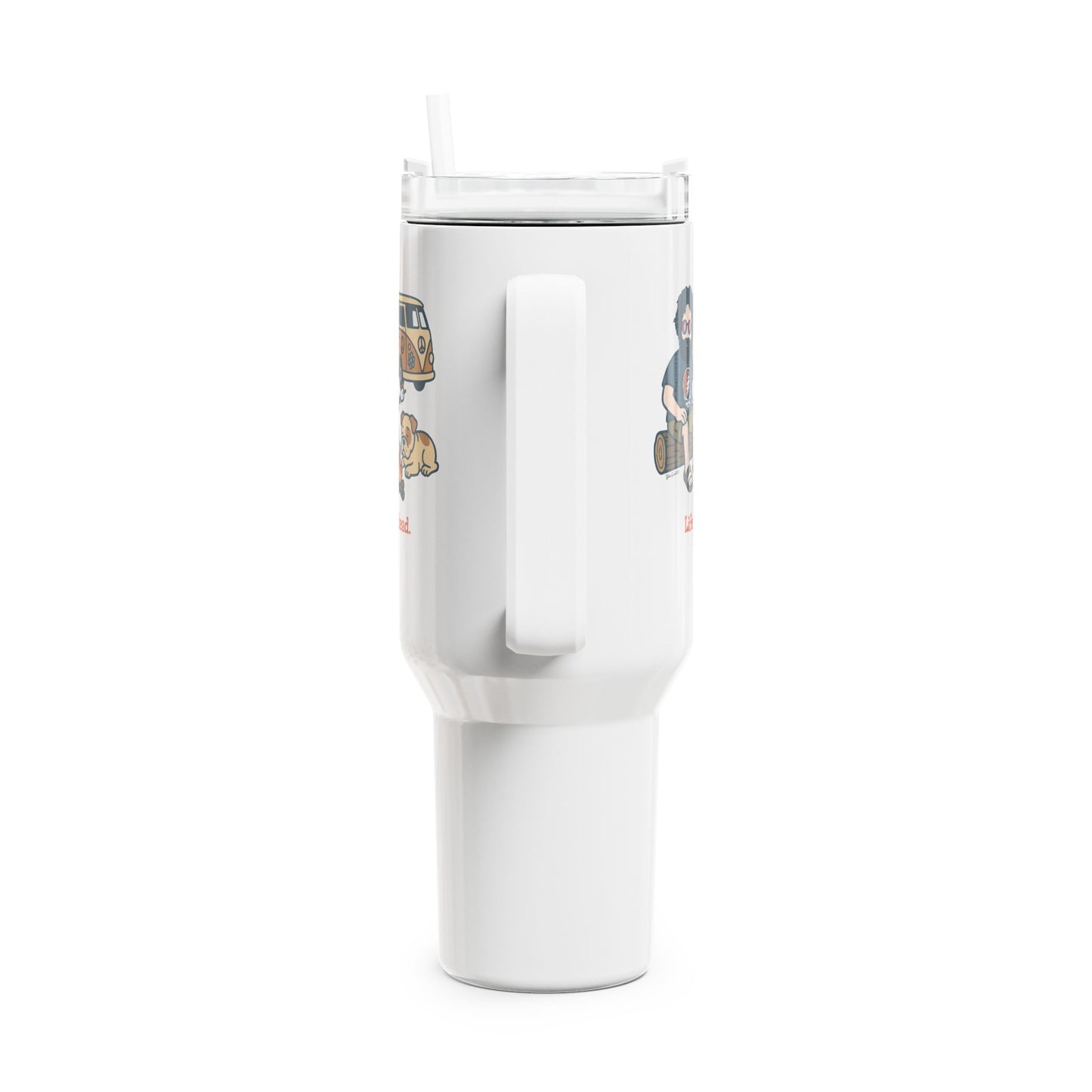 Campin' Jerry - Life is dead. "Fat Man" Tumbler,  Double Insulated 40oz Travel Mug