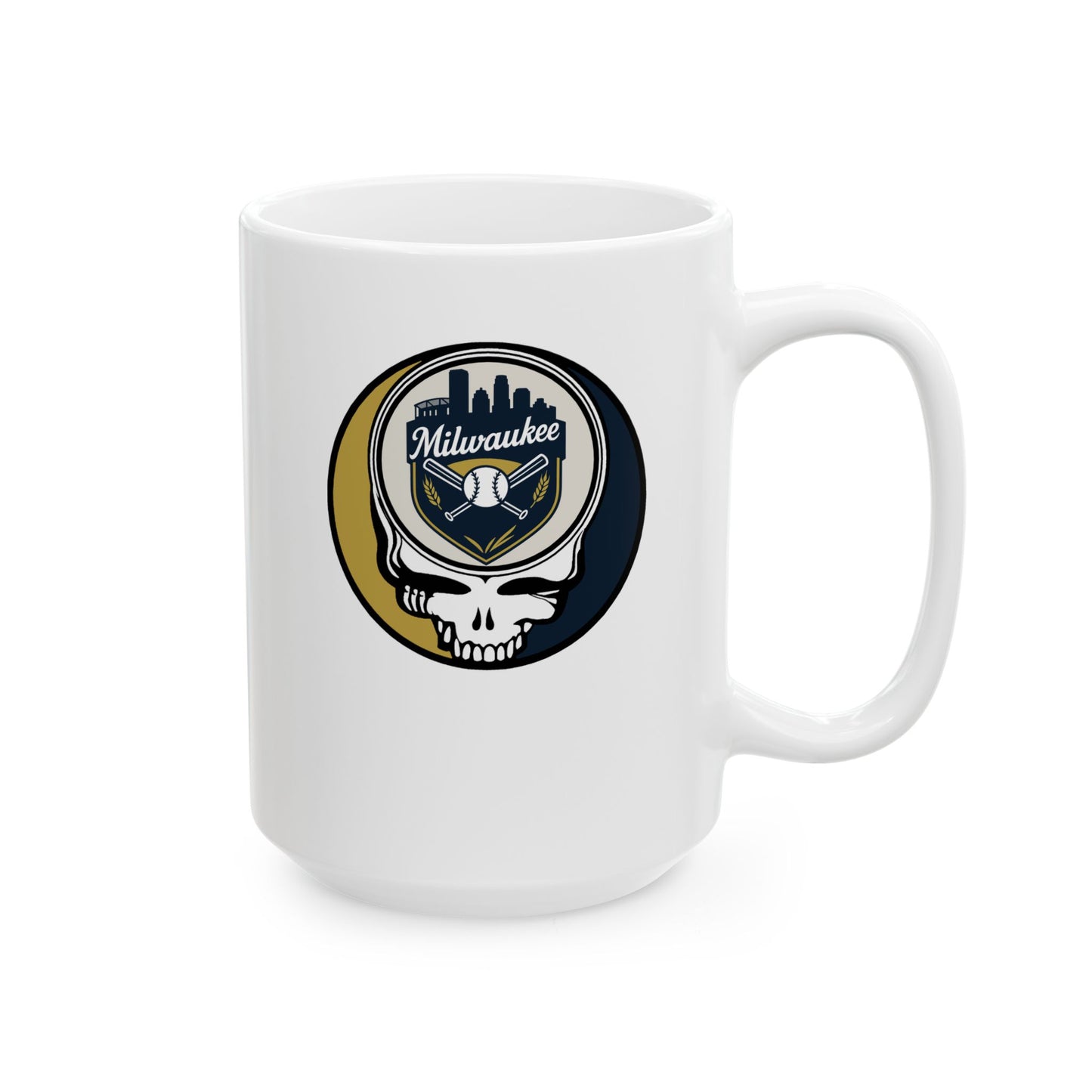 Milwaukee Brewers Stealie Ceramic Mug - MLB