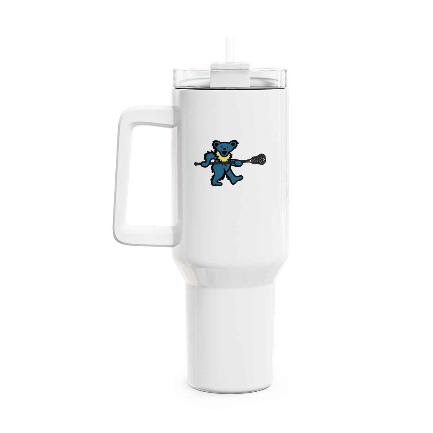 Lax Bear "Fat Man" Tumbler,  Double Insulated 40oz Travel Mug