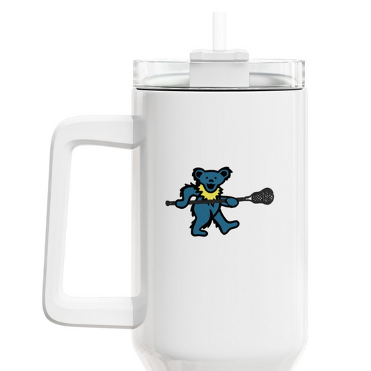 Lax Bear "Fat Man" Tumbler,  Double Insulated 40oz Travel Mug