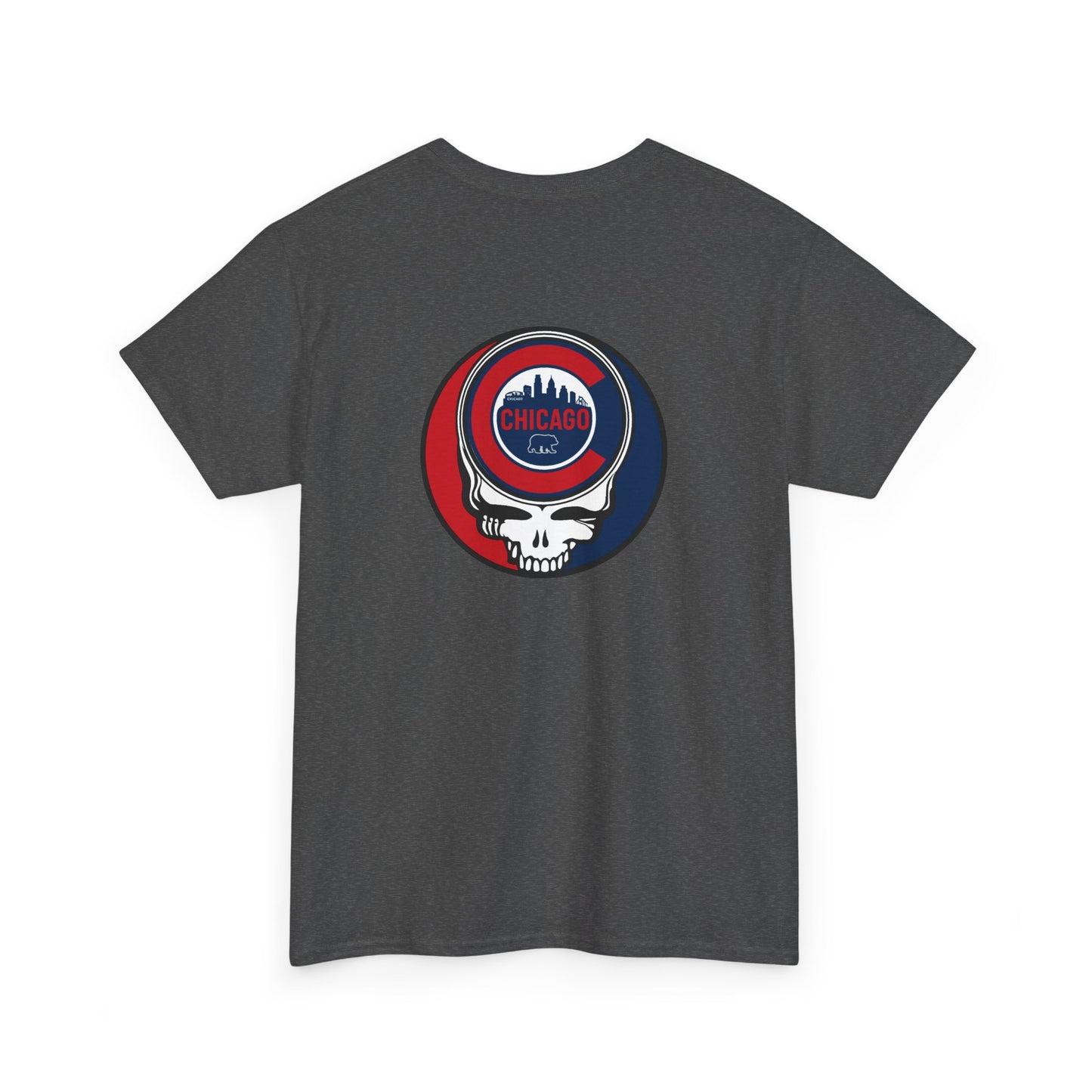 Chicago Cubs Two-Sided Grateful Dead Steal Your Face T-Shirt - MLB