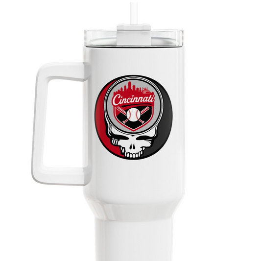 Cincinnati Reds "Fat Man" Tumbler,  Double Insulated 40oz Travel Mug