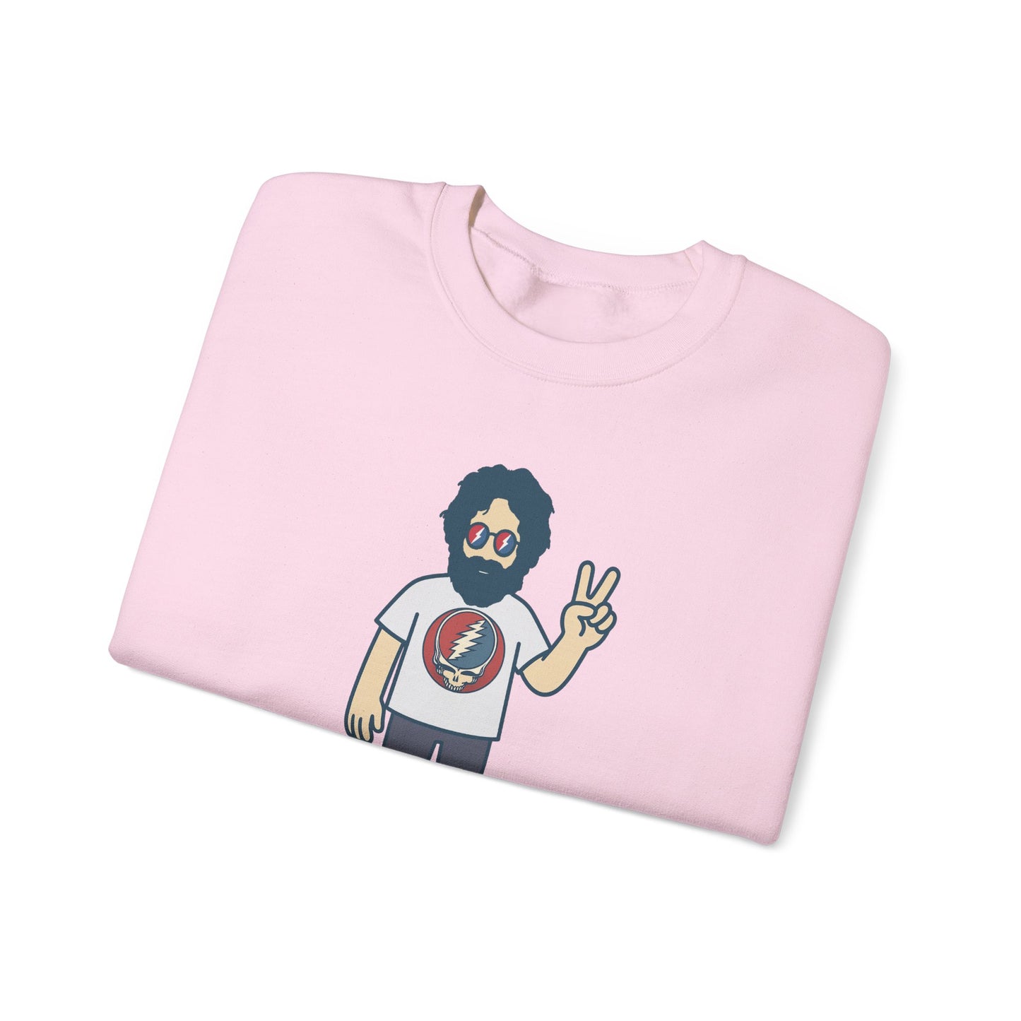 Peace Lovin' Jerry | Life is dead. Crewneck Sweatshirt
