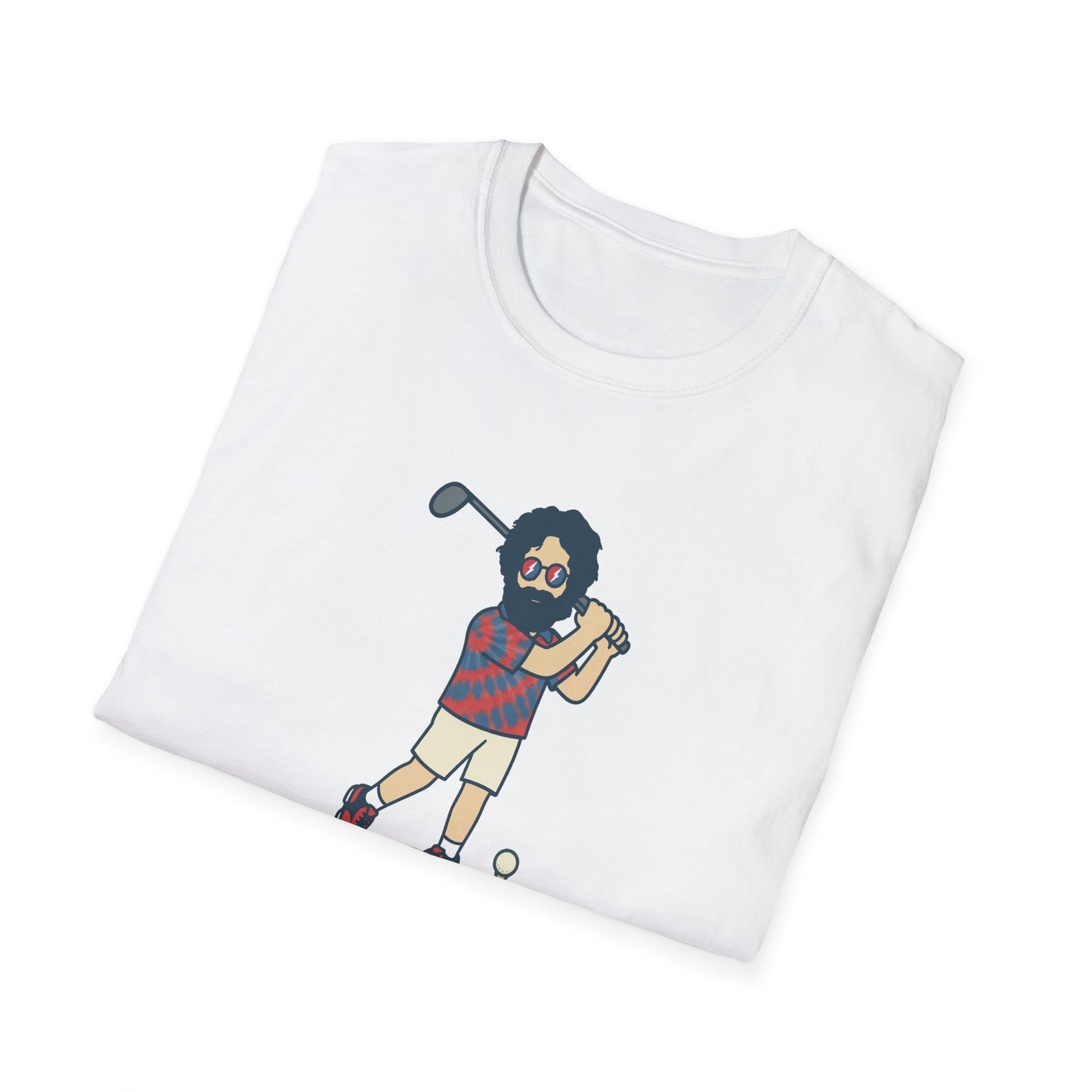 Golfin' Jerry - Life is dead. Grateful Dead TShirt