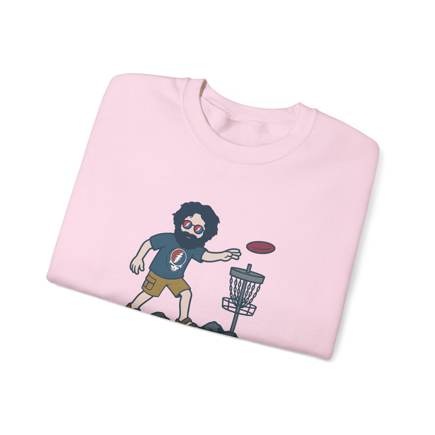 Disc Golfin' Jerry | Life is dead. Crewneck Sweatshirt