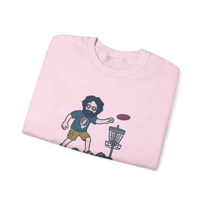 Disc Golfin' Jerry | Life is dead. Crewneck Sweatshirt