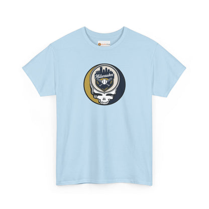 Milwaukee Brewers Grateful Dead Steal Your Face T-Shirt - MLB