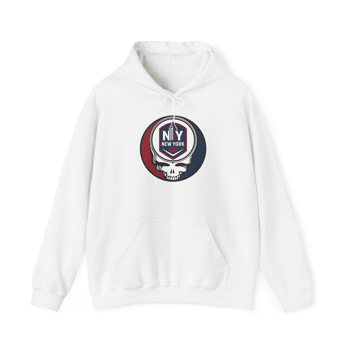 New York Football Stealie Grateful Dead Hoodie Sweatshirt - NFL