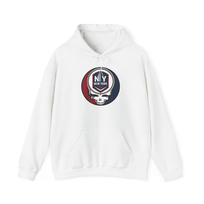 New York Football Stealie Grateful Dead Hoodie Sweatshirt - NFL
